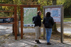 Wanderportal auf der Hohen Bracht