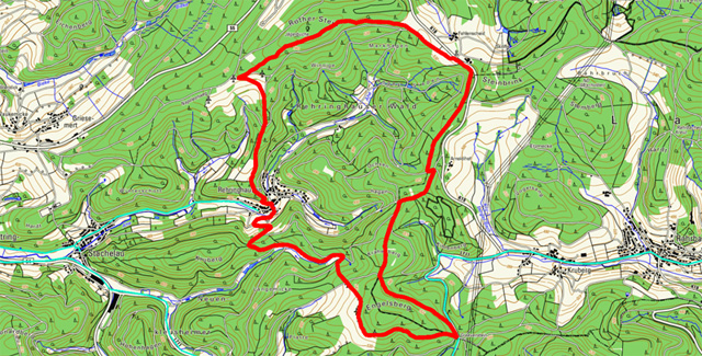 Route Rundwanderung Rehringhausen