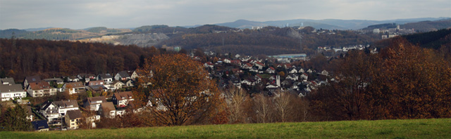 Blick von der Birlenbacher Höhe auf das Hüttental