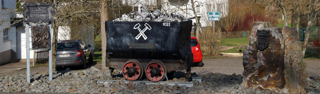 Erinnerung an Erzbergwerk Elpertshagen