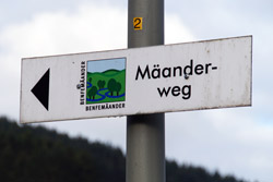 Markierung Mäanderweg