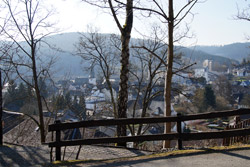 Blick hinunter über die Altstadt