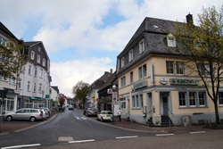 Die Hauptstraße in Meinerzhagen