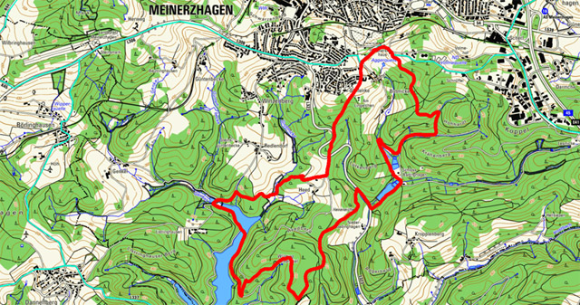 Route Von der Aggerquelle zur Genkeltalsperre