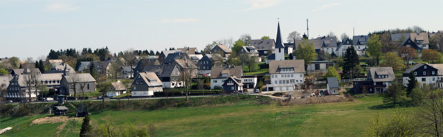 Blick vom Hanseweg auf Altastenberg