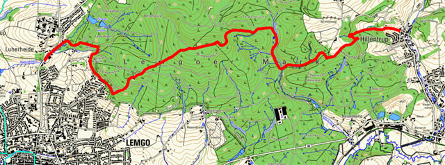 Route Hansaweg (X9) – 3. Etappe