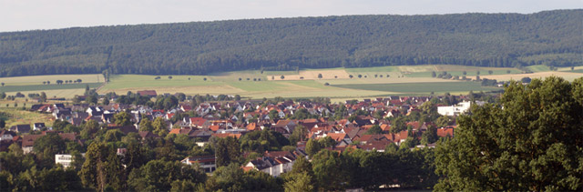 Panoramablick vom Lüningsberg auf Aerzen