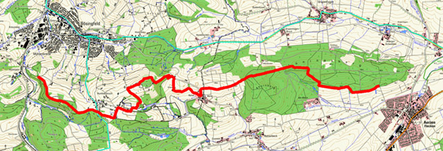 Route Hansaweg (X9) – 5. Etappe