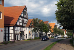 Die Mittelstraße in Barntrup