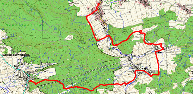 Route Pilgern in Lippe (Ostschleife) – 2. Etappe