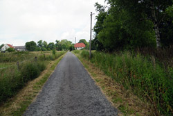 Der Hansaweg in Hummerbruch Richtung Hohe Asch