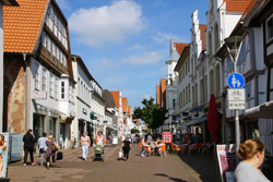 Die Mittelstraße in Lemgo