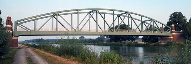 Der Mittellandkanal zwischen Haste und Idensen