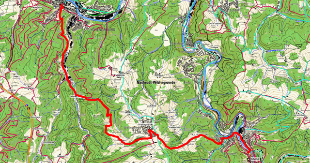 Route Hohenlimburg-Altena