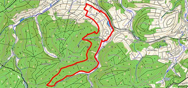 Rundwanderweg W1 zur Mühlenbergschanze