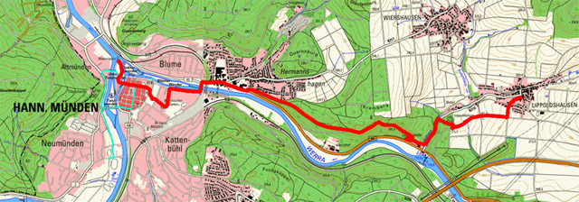 Route Werra-Burgen-Steig – Abschnitt 1