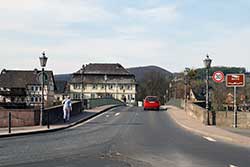 Blick zurück über die Werra-Brücke in Witzenhausen