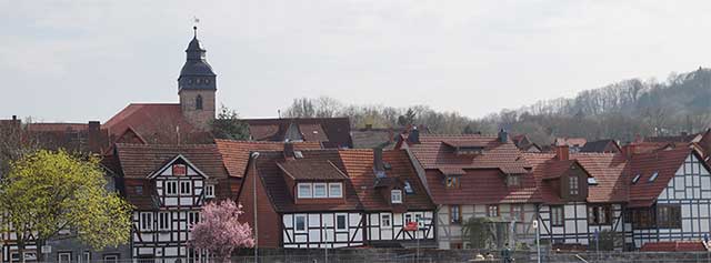 Blick über die Werra auf Witzenhausen