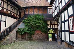 Innenhof der Jugendburg Ludwigstein