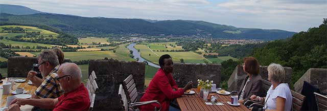 Ausblick vom Schloss Rothestein